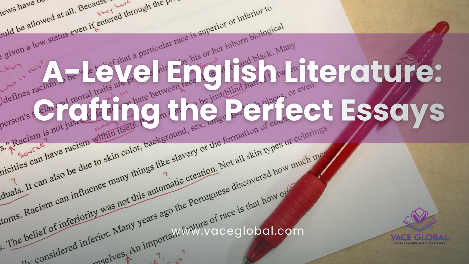 A-Level English Literature: Crafting the Perfect Essay