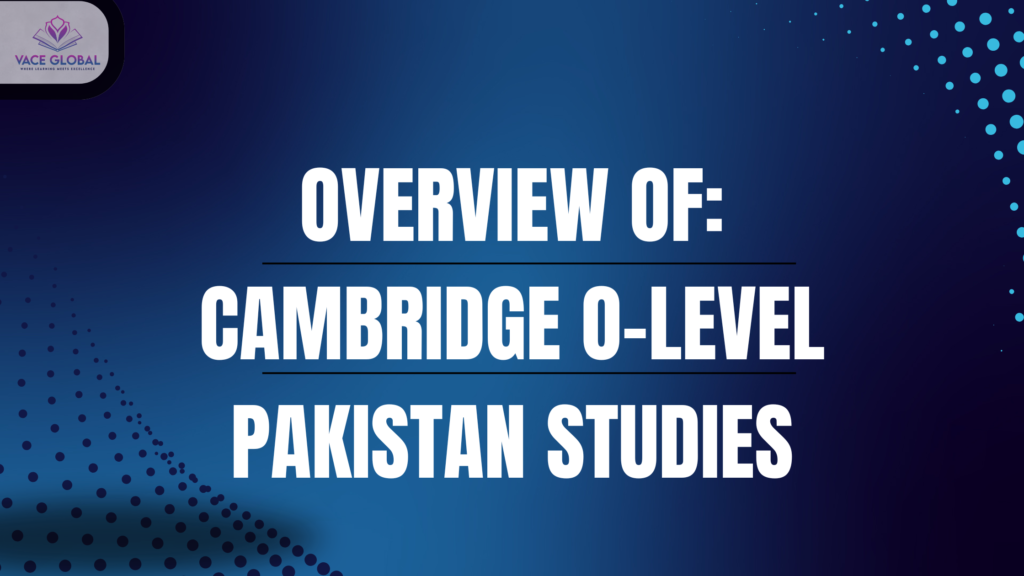 Cambridge O-level pakistan studies