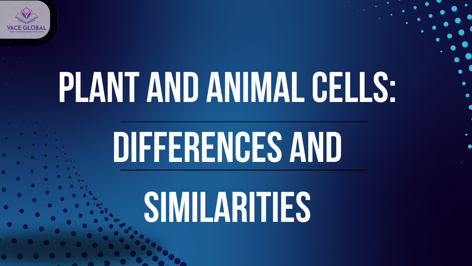 The Plant and Animal Cells: Differences and Similarities