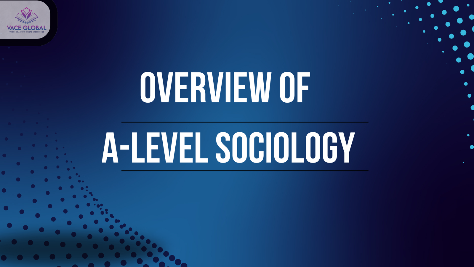 An overview of A-level sociology