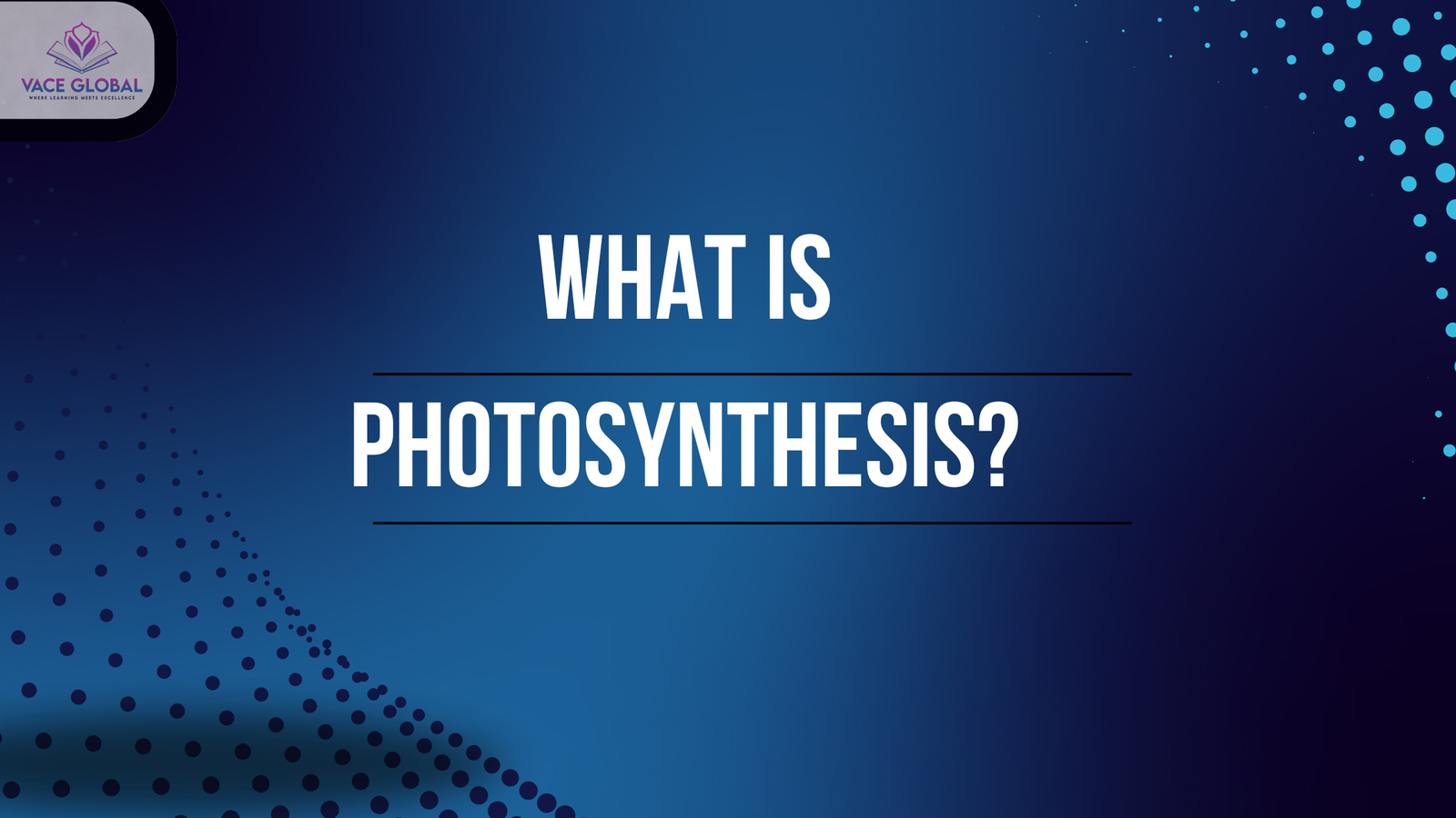 Introduction to Photosynthesis