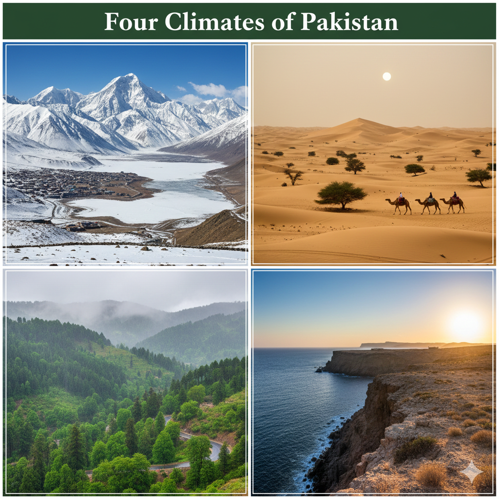 climates of Pakistan