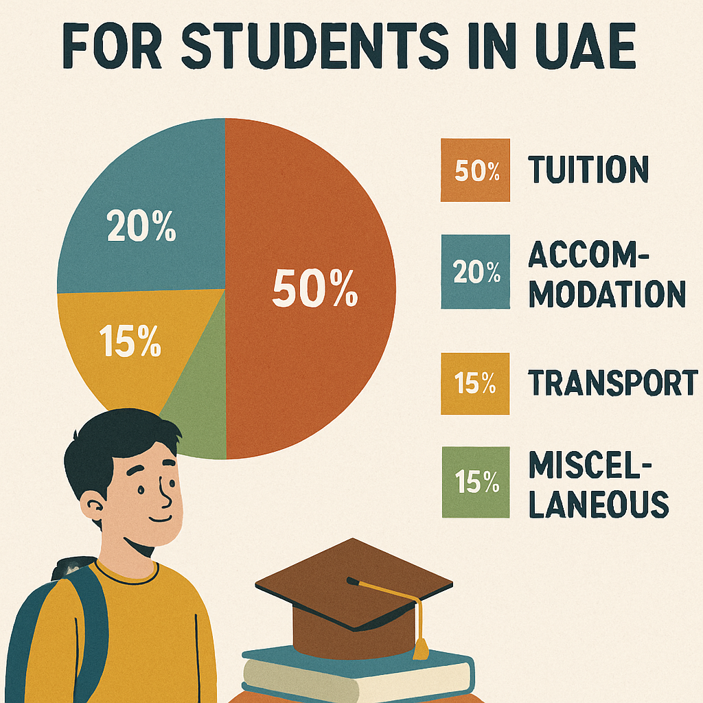 breakdown of the tuition fees in the UAE
