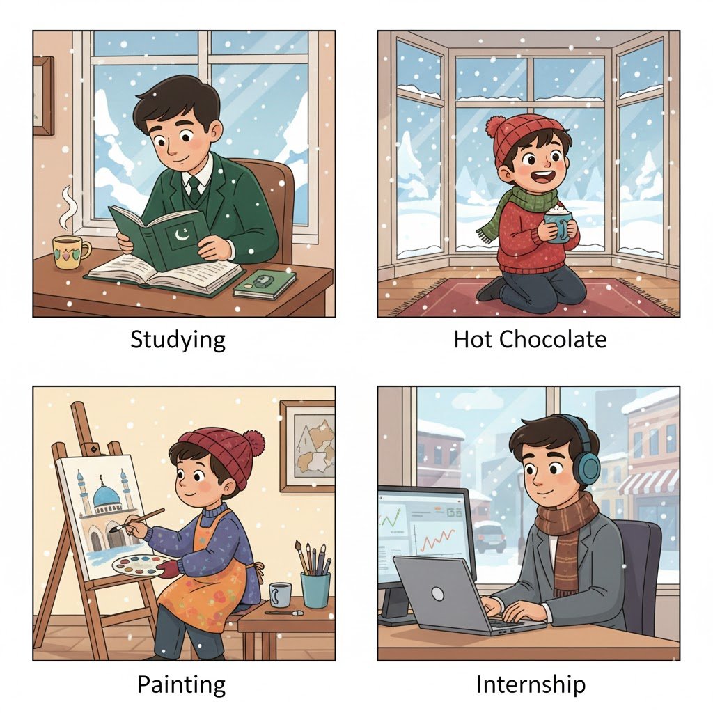 Use winter vacations productively