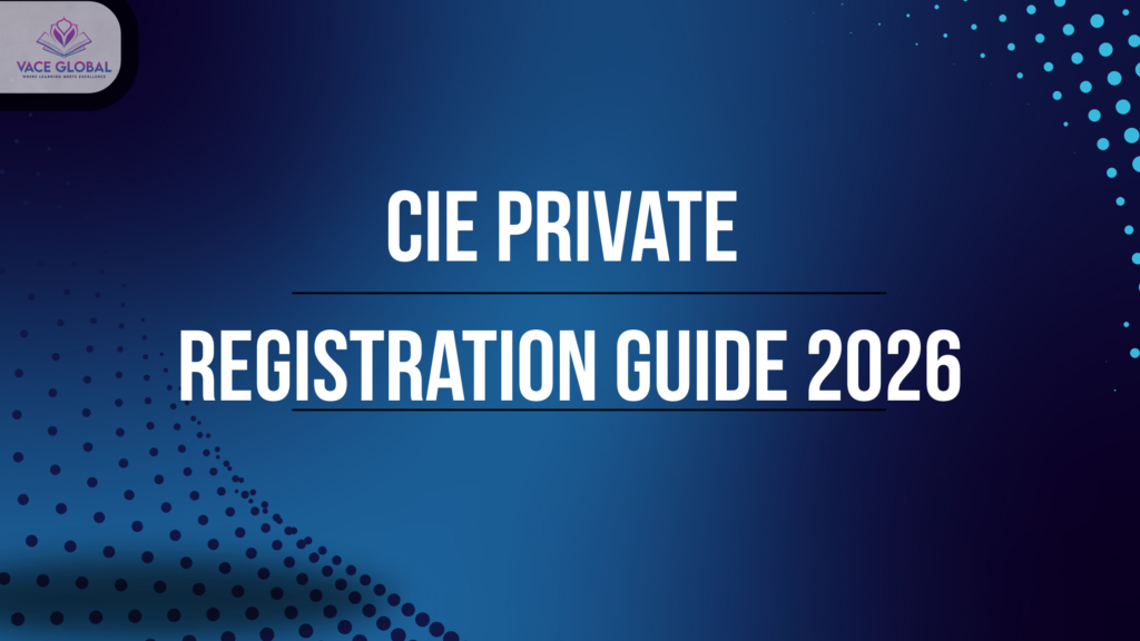 CIE private registration